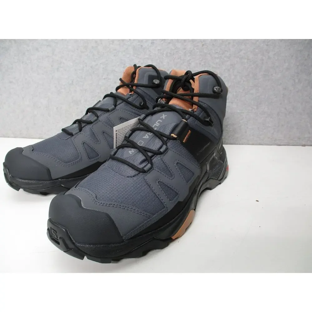 Salomon X Ultra 4 Mid GTX Waterproof Womens Sz 10 Hiking Boots Gray